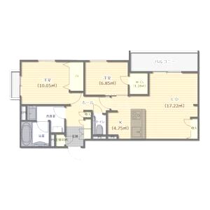 Sourire Okamoto (スリール オカモト)の間取り図