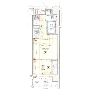ファーストフィオーレ玉造グレイスの間取り図