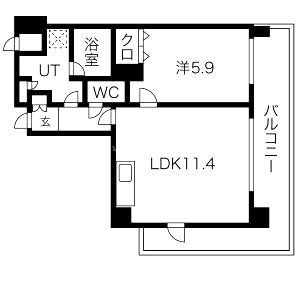 MIKI GARDENの間取り図