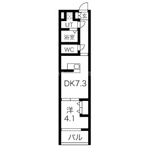 フォーリアライズ京都東寺の間取り図