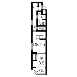 フォーリアライズ京都東寺の間取り図