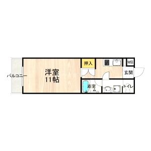 CITY SPIRE心斎橋EASTの間取り図