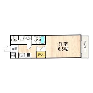CITY SPIRE心斎橋EASTの間取り図