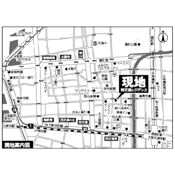 西天満レジデンスの外観2枚目