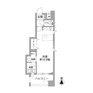 西天満レジデンスの間取り図
