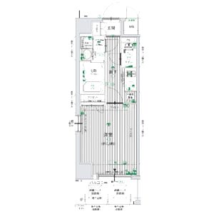 エスリード江坂垂水町の間取り図