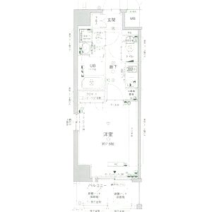 エスリード江坂垂水町の間取り図