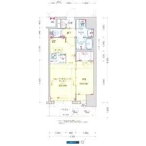 プレサンス DOMECITY コレーレの間取り図