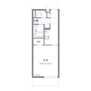クレイノ長田天神の間取り図