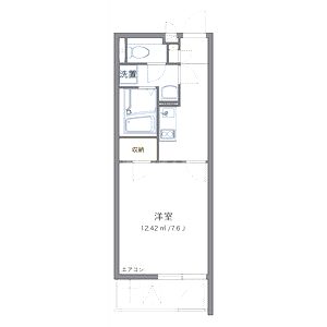 クレイノ長田天神の間取り図