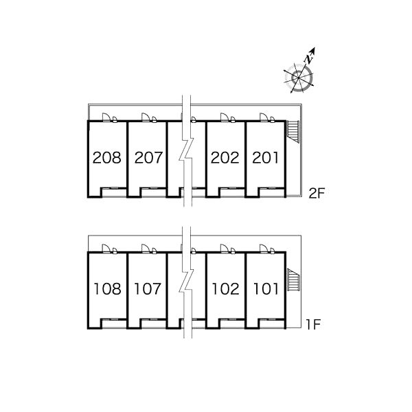 レオパレスエステートIIの室内写真3枚目