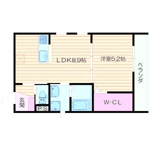 ALL IN ONE SEKIMEの間取り図