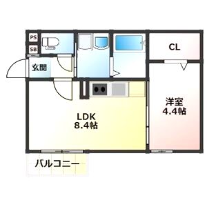 ALEGRIA淡路の間取り図
