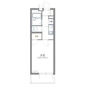 レオパレスエミネンス28の間取り図