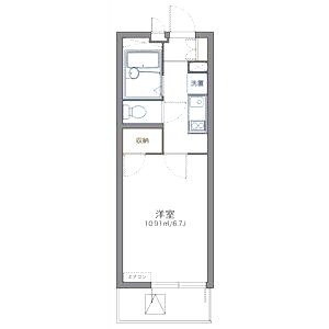 レオパレスエミネンス28の間取り図