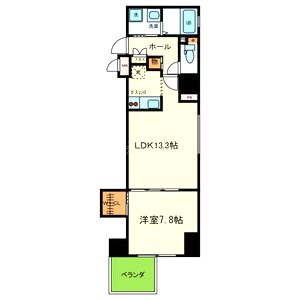 パウゼ堺筋の間取り図