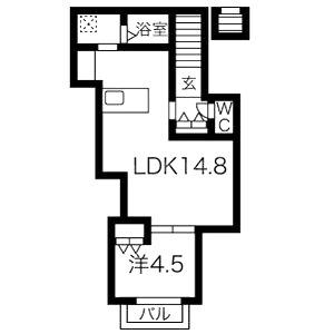 中山荘園LOHAUS IIの間取り図