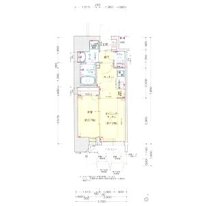 プレサンス塚本ミッドネクストの間取り図