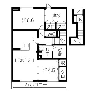 レジーナフィオレンツァの間取り図