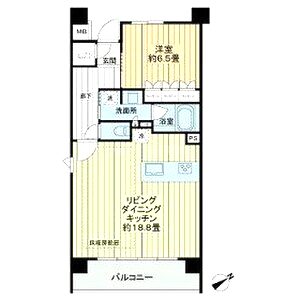 Brillia京都松ヶ崎の間取り図