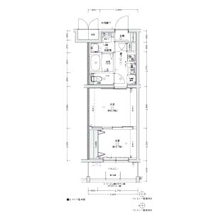 CREST TAPP京都二条の間取り図