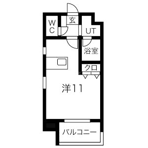 アバンティ淡路の間取り図