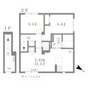 Letoitの間取り図