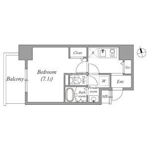アドバンス上町台シュタットの間取り図