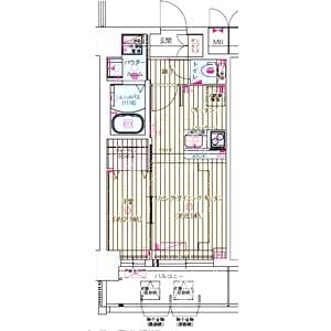 ファステート東大阪バレーナの間取り図