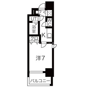 フォーリアライズ南堀江ヴィータの間取り図