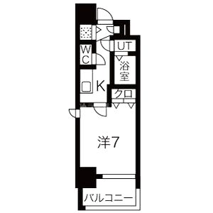 フォーリアライズ南堀江ヴィータの間取り図