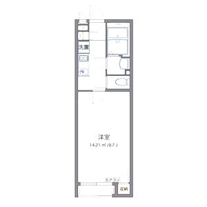 クレイノサウザンドリバーの間取り図