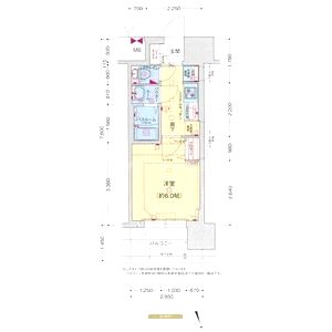 プレサンスドームシティの間取り図