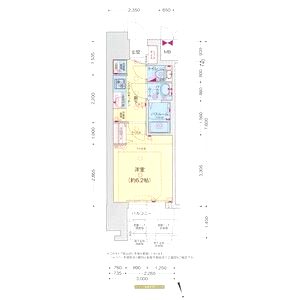 プレサンスドームシティの間取り図