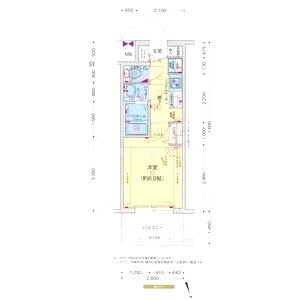 プレサンスドームシティの間取り図