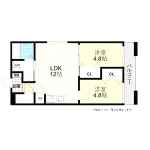 CASA垂水駅前(即入居可 内覧時TEL)の間取り図