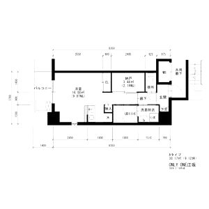 ONLY ONE江坂の間取り図