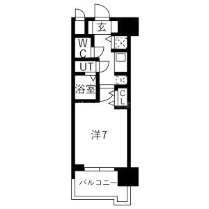 ラヴ神戸三宮の間取り図