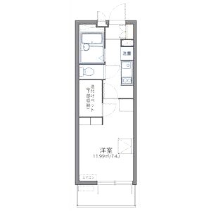 レオパレスTN参番館の間取り図
