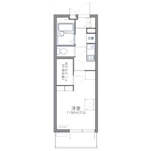レオパレスTN参番館の間取り図