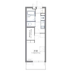 レオパレスTN参番館の間取り図