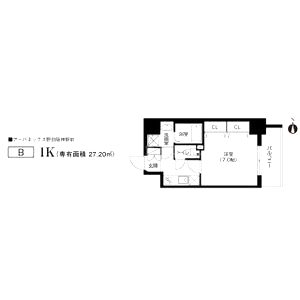 パークフラッツ野田阪神駅前の間取り図