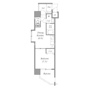 Gramercy Juso-higashi 3rdの間取り図
