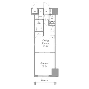 Gramercy Juso-higashi 3rdの間取り図
