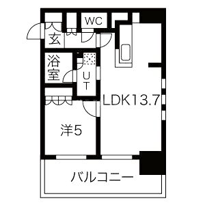 ワコーレ ザ・神戸旧居留地レジデンスタワーの間取り図