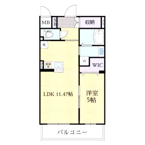 イデアルMIYAの間取り図