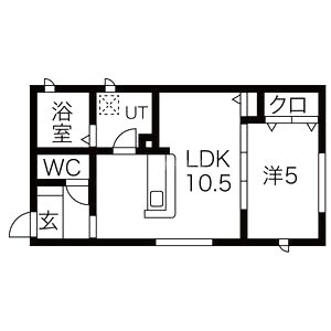 エスターテ岡崎の間取り図