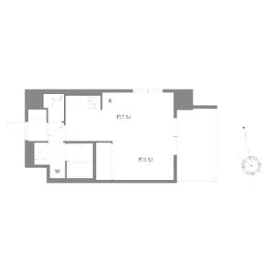プロスパー江坂479の間取り図