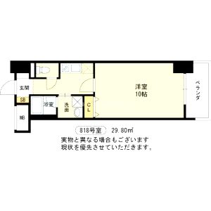 セレッソコート新大阪の間取り図
