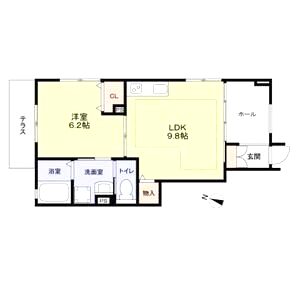 ハーミティジ槇の間取り図